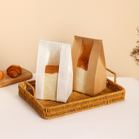 Sac en papier kraft brun recyclé pour le pain, le fromage, les biscuits, les emballages