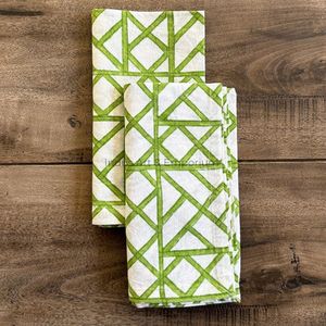 Serviettes de table en tissu de coton indien pour mariage événement fête maison restaurant - Product Image 3