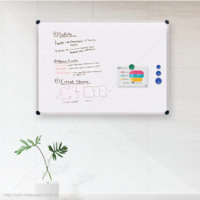 Tableau blanc magnétique en porcelaine effaçable à sec pour le bureau, la maison et l'école