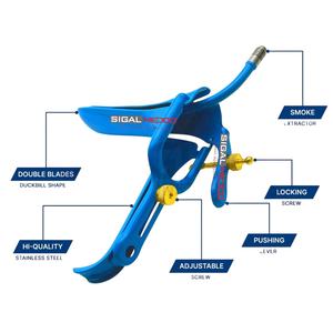 SIGAL MEDCO Electro Espéculo Vaginal Recubierto de Azul para Diatermia, Tubo de Humo Cusco Graves de Alta Precisión, Obstétrico Ginecológico - Product Image 3