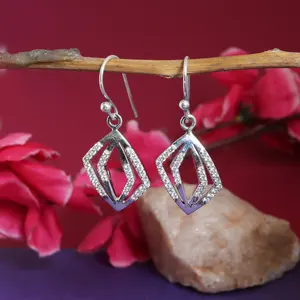 Pendientes de Plata de Ley 925 Chapados en Oro con Circonita Cúbica para Mujer, Regalo de Boda - Product Image 2