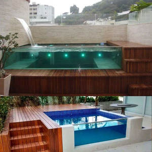 แก้วอะคริลิกใสสระว่ายน้ำ24x12ทำจากไฟเบอร์กลาสสระว่ายน้ำ - Product Image 3