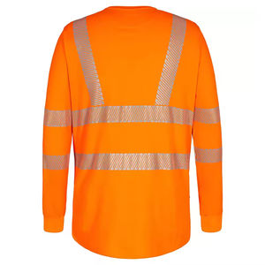 Camisetas DE SEGURIDAD Hi Viz para hombre, camiseta reflectante de manga completa para hombre, camisetas de construcción industriales de trabajo al por mayor - Product Image 4