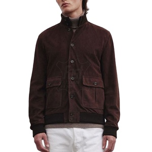 Chaquetas de Cuero para Hombre a Bajo Precio, Chaqueta de Cuero Bomber de Moda para Hombre Hecha a Medida al por Mayor, Hecha en Pakistán - Product Image 1