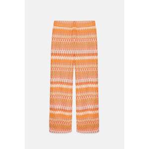 Pantalones Casuales para Niñas con Estampado Étnico, Cintura Elástica Ancha, Transpirables, Estilo Hip Hop con Técnicas de Arrugas Coloridas - Product Image 6