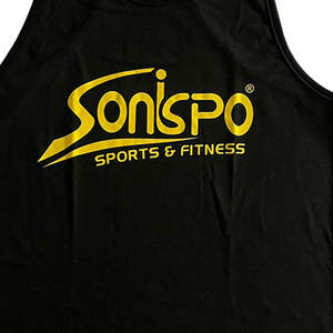 Vente en gros de débardeur personnalisé pour hommes, couleur unie, vêtements de sport tricotés, style décontracté - Product Image 6