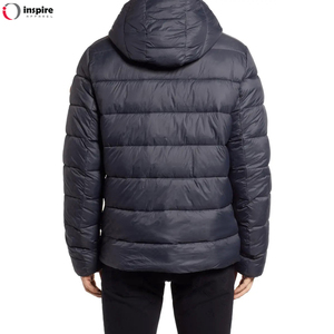 แจ็คเก็ตขนเป็ดหนาแบบรูดซิปมีฮู้ดสำหรับฤดูหนาว - Product Image 2