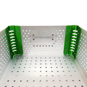 Contenedor de esterilización de aleación de aluminio duradero, autoclavable y resistente a la corrosión para almacenamiento de instrumentos médicos/dentales - Product Image 6