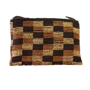 Cette belle écrevisse perlée de graines de luxe fait à la main belle porte-monnaie blanc nacré avec mini sac à fermeture éclair par MD Handicrafts - Product Image 6