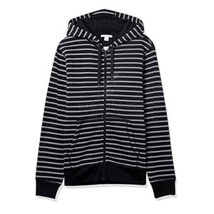 Sudadera con capucha y cremallera de ajuste clásico con cremallera duradera Everyday Basics Sudadera con capucha con cremallera con tela suave y cálida - Product Image 4