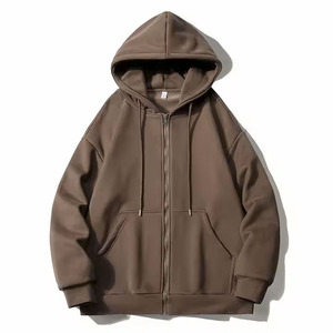 Ropa de calle personalizada de alta calidad para hombre, sudaderas con capucha y joggers, ropa informal suelta, poliéster/algodón, teñido liso - Product Image 4
