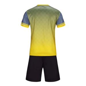 ชุดเสื้อฟุตบอลออกแบบเองจากประเทศไทยเสื้อฟุตบอลโพลีเอสเตอร์ดีไซน์ใหม่สำหรับสโมสรและทีม - Product Image 3