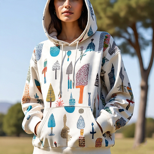 2024 Sublimation pull à capuche dames haute qualité 450GSM polaire lourd Sublimation imprimé à capuche femme - Product Image 5