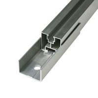 Rail de montage de toit solaire en aluminium standard pour structure de panneau photovoltaïque, vente en gros, OEM