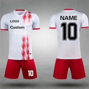 Uniforme de fútbol juvenil para hombre 2025, conjunto de uniforme de manga corta, precio al por mayor, uniforme de fútbol para hombre - Product Image 4