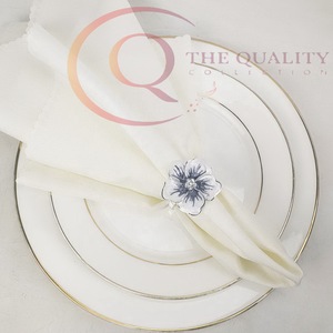 Anneaux de serviette en métal de qualité supérieure, écologiques, pour tables de mariage modernes, hôtellerie professionnelle - Product Image 3