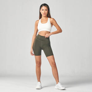 Tissu léger extensible dans les 4 sens 83% polyester recyclé et 17% Spandex Body Fit Khaki Essential 7 pouces Short de cyclisme - Product Image 1