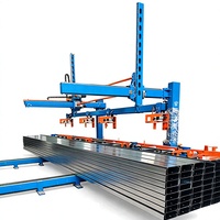 Machine de palettisation automatique d'acier en section C/Z, empileur contrôlé par PLC, moteur haute efficacité, système d'empilage pour la construction
