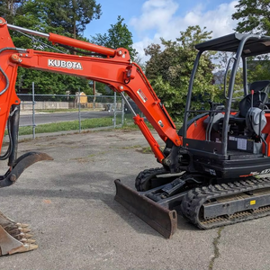 Miniexcavadora Kubota U27-4 KX71 de 2.7 Toneladas, Giro Cero, Diésel, Compacta, con Sistema Hidráulico Auxiliar - Product Image 1