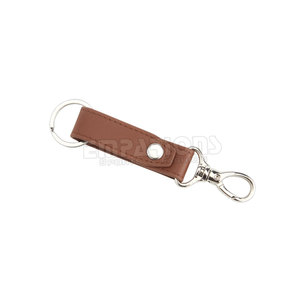 High-End Luxury Genuine Leather Keychain Women Men Black Buckle Car <b>Key</b> <b>Ring</b> Chain Holder - Product Image 1