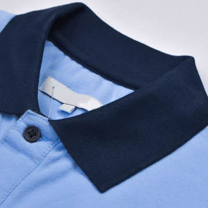 Polo transpirable de última moda para hombre con manga corta/Polo de algodón con estampado de logotipo personalizado de alta calidad para hombre - Product Image 3