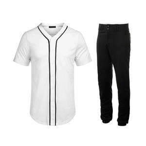 Maillot de baseball vierge à manches courtes avec broderie par sublimation personnalisé en gros maillot de baseball mondial ensemble d'uniformes de baseball pour jeunes - Product Image 4