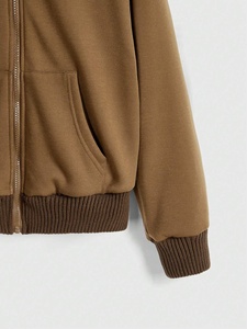 Lupin เสื้อสเวตเชิ้ตมีฮู้ดสำหรับผู้หญิงผ้าคอตตอนระบายอากาศได้ดีพิมพ์ลายพัฟเสื้อฮู้ดขนแกะ - Product Image 3