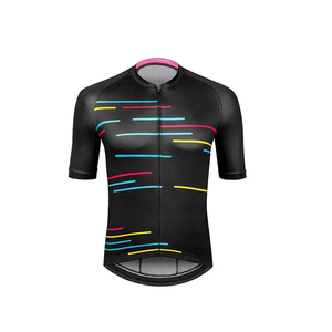 Vêtements de vélo unisexes respirants 100% coton biologique, chemise à manches courtes, short de vélo, ensemble de maillot de cyclisme d'été pour équipe professionnelle 20D - Product Image 6