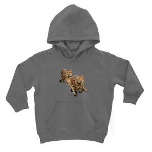 Sweat à capuche classique pour enfants avec motif animalier tricoté des frères Cheetah - Product Image 4