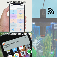 WiFi 7-en-1 Sonde intelligente de qualité de l'eau Aquarium en temps réel, moniteur hydroponique pour le pH, TDS, EC, Temp, salinité, ORP, S.G.