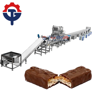 Sô cô la Kẹo thanh thiết bị ngũ cốc thanh máy <span class=keywords><strong>Snicker</strong></span> làm máy Hạt Thanh dây chuyền sản xuất - Product Image 1