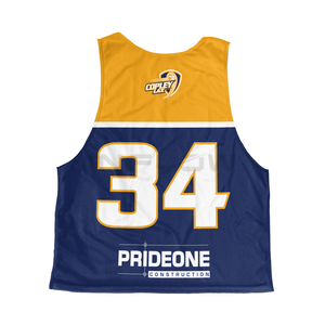 Uniformes de lacrosse reversibles sublimados personalizables traje de entrenamiento de calidad duradera diseño uniforme de fútbol americano pinnies - Product Image 5