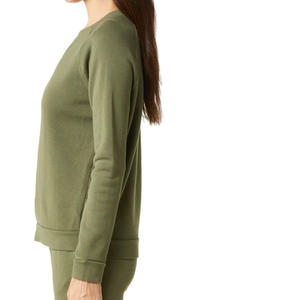 Chándal de algodón 100% para mujer, conjunto de sudaderas lisas de la mejor calidad, conjunto de sudadera y Jogger personalizado a la venta - Product Image 4