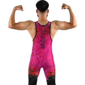 Singlets de lutte respirants sur mesure Singlets de lutte en matériau durable à bas prix Singlets pour hommes - Product Image 3