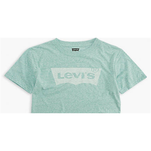 Abbigliamento per Bambini Levi's, T-Shirt Classica a Maniche a Pipistrello per Ragazzi, Taglia L, Blu Nilo, Jersey Oversize con Logo Personalizzato, Motivo Liscio - Product Image 2
