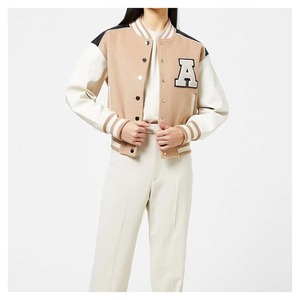 Manteau veste pour hommes personnalisé avec poignets en cuir de vache en coton polyester Logo personnalisé Design Nouveaux vêtements Vêtements - Product Image 4