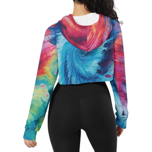 Sudadera Corta con Capucha para Mujer, Diseño Único, Buena Calidad, Estilo Pullover, Precio al por Mayor, Fabricante de Pakistán - Product Image 2