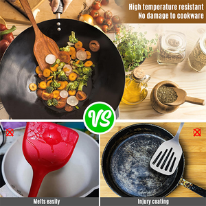 ชุดอุปกรณ์ครัวขายดี ช้อนไม้ ส้อม ตะหลิว ชุดอุปกรณ์ครัว ของใช้ในครัว ชุดช้อนไม้ ตะหลิว - Product Image 3