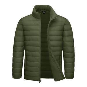 Chaqueta Ligera de Tela de Poliéster para Exteriores con Logotipo Personalizado de Alta Calidad para Hombre, Chaqueta de Invierno con Capucha y Burbujas para Hombre - Product Image 1