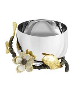 Saladier en métal d'apparence de luxe moderne avec branche d'arbre pour la décoration de restaurant dessus de table pour la maison et l'hôtel - Product Image 1