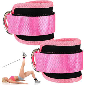 Ankle Straps for Cable Machines Cable Kick Back Ankle Straps Ankle Resistance <b>Bands</b> Glute Kickback Ankle Strap - Product Image 1