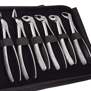 Instrumentos quirúrgicos de ombligo, Kit de fórceps de extracción de dientes para adultos, Instrumentos dentales certificados CE manuales de acero inoxidable - Product Image 5