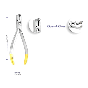 Alicates de Corte Distal de Ortodoncia Premium, Instrumentos Dentales de Acero Inoxidable, Alicates de Corte de Alambre con Agarre de Seguridad, Herramientas Reutilizables, CE - Product Image 2