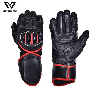 Gants de moto en cuir de vachette à doigts complets, imperméables, pour motocross, sport automobile, écran tactile, équipement de protection, vente chaude - Product Image 4