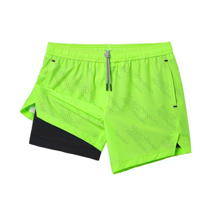 Vêtements de sport 5 pouces avec cordon de serrage séchage rapide 100% polyester entraînement quotidien athlétique basket-ball personnalisé course Gym Shorts pour hommes - Product Image 6