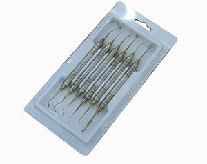 Alta calidad logotipo personalizado limpieza escalador dientes completo profesional dental 6 herramientas kit instrumentos quirúrgicos - Product Image 4