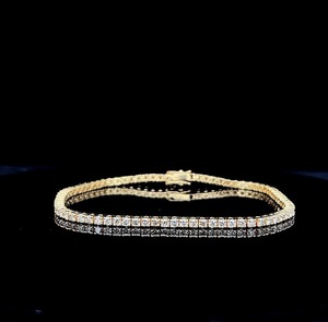 Pulsera de Tenis de Plata de Ley con Moissanita de Lujo, la Más Vendida, para Mujer, Joyería Brillante y Moderna, Regalo para Fiesta o Boda - Product Image 1