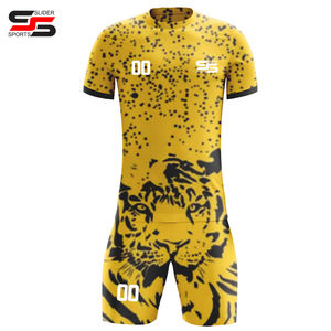 Promoción Venta Caliente Uniformes de Fútbol Personalizados Transpirables Camiseta de Fútbol Moderna Conjunto de Uniforme de Fútbol - Product Image 1