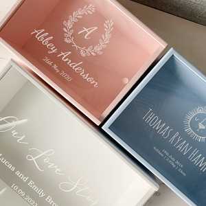 Painted Acrylic <b>Lid</b> Keepsake <b>Decorative</b> Multi-Size <b>Storage</b> <b>Box</b> - Product Image 4