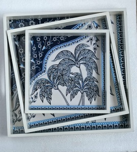 จานตกแต่งและออกแบบเสิร์ฟจานสำหรับงานเลี้ยงถาดไม้ราคาแพง - Product Image 2